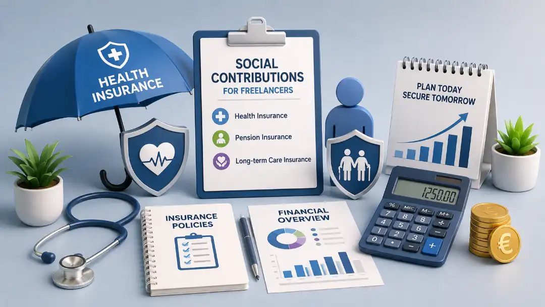 Freelance Tax Calculator Germany 2 Social contributions for freelancers with health insurance in Germany
