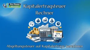 Kapitalertragsteuer Rechner 14 Kapitalertragsteuer Rechner zur Berechnung der Abgeltungssteuer auf Kapitalerträge