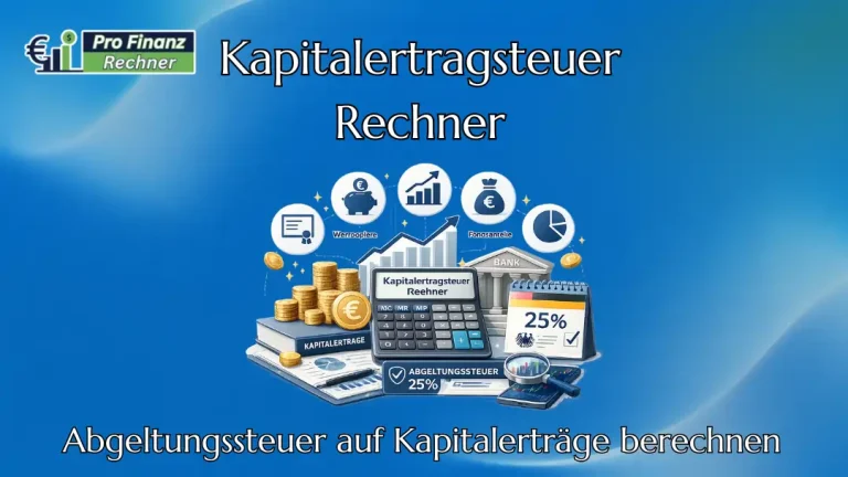 Kapitalertragsteuer Rechner 6 Kapitalertragsteuer Rechner zur Berechnung der Abgeltungssteuer auf Kapitalerträge