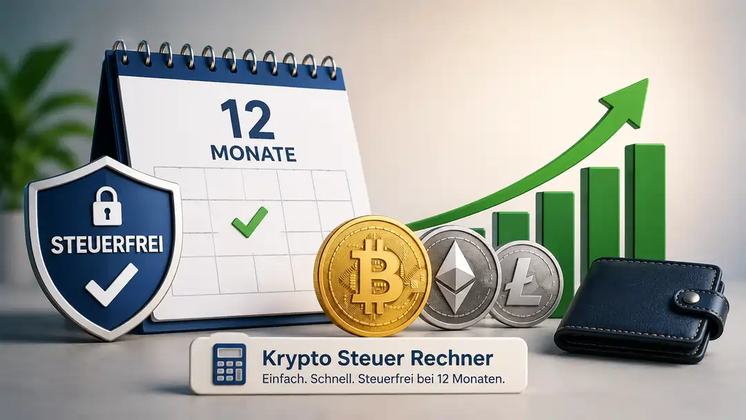 Krypto Steuer Rechner 1 Krypto Steuer Rechner – steuerfreie Haltefrist von 12 Monaten für Kryptowährungen