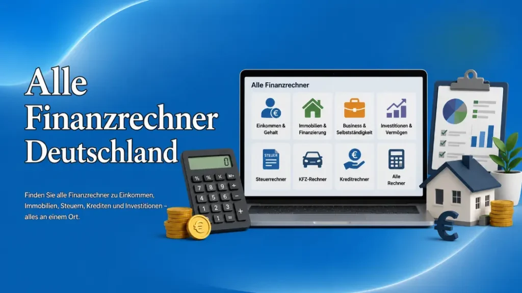 Alle Rechner 20 Alle Rechner für Deutschland mit Rechnern für Steuern, Immobilien, Kredite, Gehalt und Finanzen